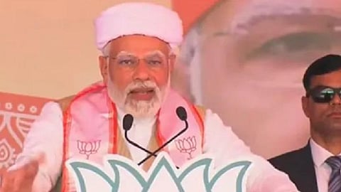 பிரச்சாரத்தில் பிரதமர் மோடி