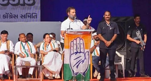 சூரத் தேர்தல் பிரச்சாரத்தில் ராகுல் காந்தி