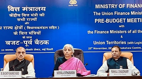 டெல்லியில் நடந்த மத்திய பட்ஜெட்டுக்கு முந்தைய ஆலோசனைக் கூட்டம்