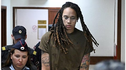 அமெரிக்க கூடைப்பந்து வீராங்கனை பிரிட்னி கிரைனர்