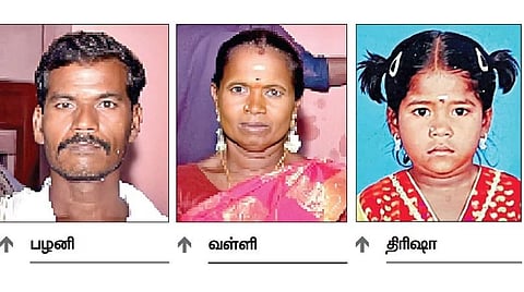 தி.மலை அருகே குடும்பத் தகராறில் மனைவி, மகன், 3 மகள்களை கொன்றுவிட்டு விவசாயி தற்கொலை