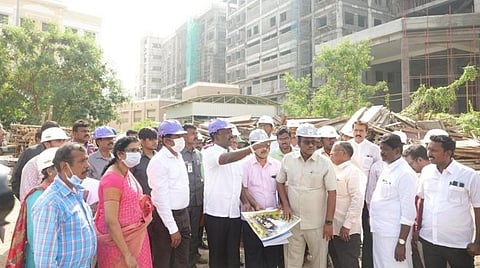 கிண்டி கிங் இன்ஸ்டிடியூட் வளாகத்தில் கட்டப்படும் உயர் சிறப்பு மருத்துவமனை ஜூனில் திறப்பு: அமைச்சர் மா.சுப்பிரமணியன் தகவல்