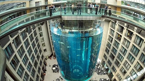 விபத்து ஏற்பட்ட அக்வாரியம்