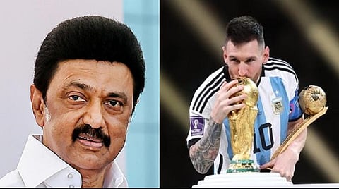 முதல்வர் ஸ்டாலின் மற்றும் மெஸ்ஸி