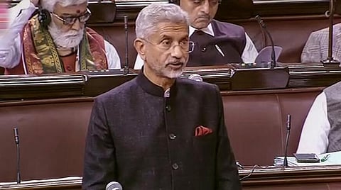 அருணாச்சல பிரதேச எல்லை விவகாரம் தொடர்பாக மக்கள வையில் நேற்று பேசிய மத்திய வெளியுறவுத் துறை அமைச்சர் ஜெய்சங்கர்.