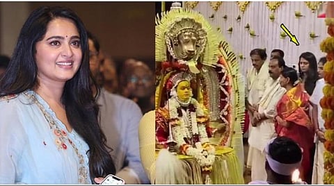 ‘பூத கோலா’ நடனத்தை ரசித்த அனுஷ்கா