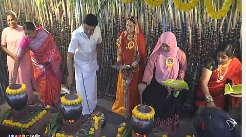 பொங்கல் விழாவில் முதல்வர் மு.க.ஸ்டாலின்