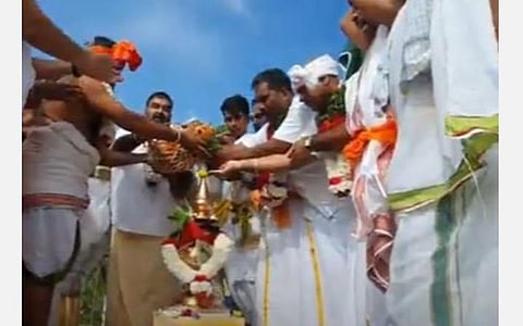 ஜெகதேவி ஸ்ரீபசவேஸ்வரர் கோயிலில் மகா கும்பாபிஷேக விழா