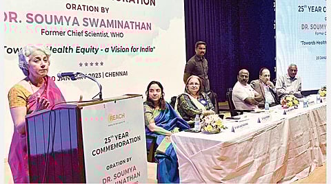 நோயற்ற வாழ்வுக்கு சுகாதாரமே அடிப்படை: மூத்த விஞ்ஞானி சவுமியா சுவாமிநாதன் கருத்து