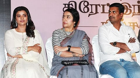 ‘பெண்களின் முழு வாழ்வும் சமையல் அறையில் கழிகிறது’ - ஐஸ்வர்யா ராஜேஷ் வேதனை