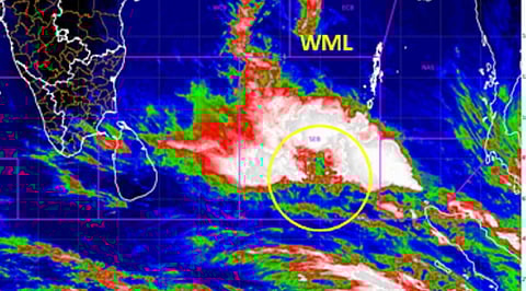 ஆழ்ந்த காற்றழுத்த தாழ்வு பகுதி