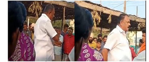 பட்டியலின இளைஞரை ஊர் மக்கள் முன்னிலையில் திட்டிய திமுக ஒன்றிய செயலாளர்