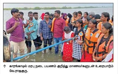 40 ஆண்டுகளுக்கு முன்பு வரை காரங்காடிலிருந்து இலங்கைக்கு மண் பானைகள் ஏற்றுமதி: மரபு நடை பயணத்தில் தகவல்