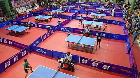 டேபிள் டென்னிஸ் போட்டி - முதல் ஆட்டத்தில் தமிழக மகளிர் அணி வெற்றி