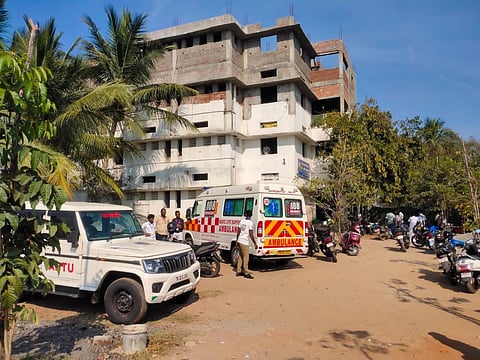 சோதனை நடைபெற்ற தனியார் ஆசிரமம்