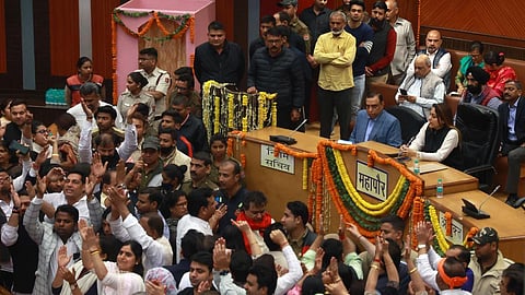 டெல்லி மாநகராட்சி நிலைக்குழு உறுப்பினர்கள் தேர்தலுக்கு முன் பாஜகவில் இணைந்த ஆம் ஆத்மி கவுன்சிலர்