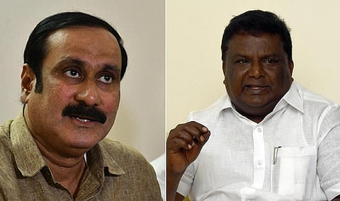 பாமக தலைவர் அன்புமணி | அமைச்சர் சிவசங்கர் - கோப்புப் படங்கள்