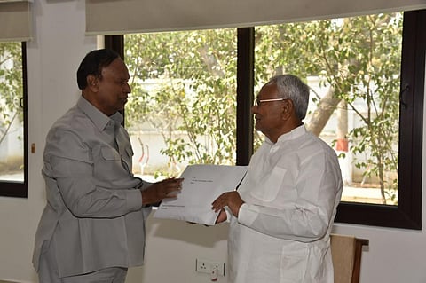 அறிக்கை அளித்த டிஆர்பாலு