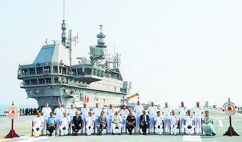 ஐஎன்எஸ் விக்ரமாதித்யாவை அடுத்து போருக்கு தயாராகும் ஐஎன்எஸ் விக்ராந்த் கப்பல்