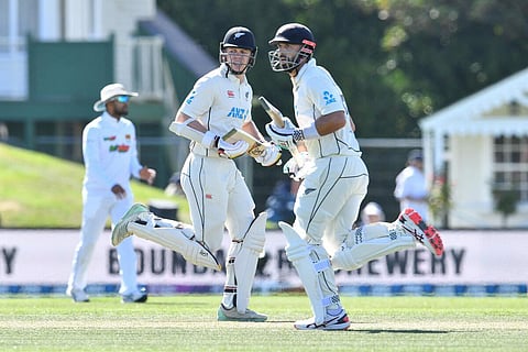 இலங்கையுடன் டெஸ்ட்: நியூஸிலாந்து நிதான ஆட்டம்