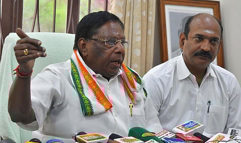 முன்னாள் புதுவை முதல்வர் நாராயணசாமி | கோப்புப் படம்