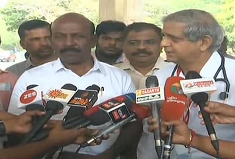 பேட்டி அளித்த மருத்துவர்