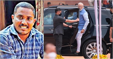 விக்டர் ஜேம்ஸ் ராஜா - பிரதமர் மோடி