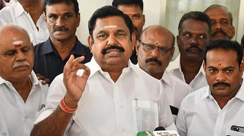 எடப்பாடி பழனிசாமி | கோப்புப் படம்.