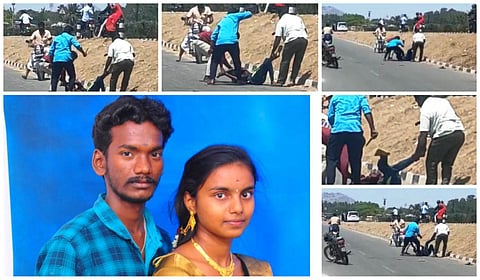 கிருஷ்ணகிரியில் பரபரப்பு: மகளை காதல் திருமணம் செய்த மருமகனை நடுரோட்டில் கொலை செய்தவர் நீதிமன்றத்தில் சரண்