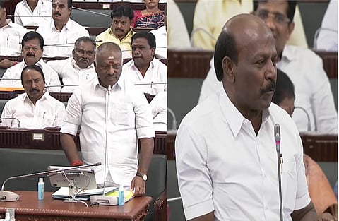 பேரவையில் பேசிய ஓபிஎஸ் மற்றும் மா. சுப்பிரமணியன்