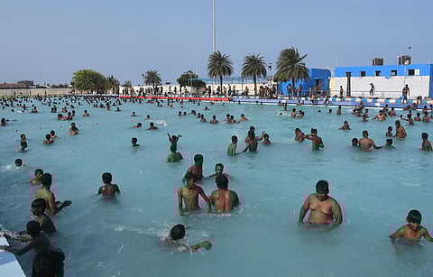 மெரினா நீச்சல் குளம் | கோப்புப் படம்