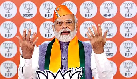 பாஜகவின் 44-வது நிறுவன தினத்தை முன்னிட்டு உரையாற்றிய பிரதமர் மோடி