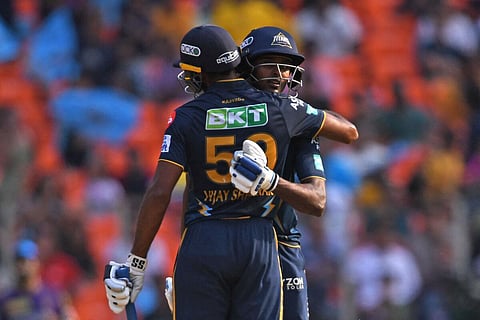 IPL 2023: GT vs KKR | குஜராத்துக்கு கைகொடுத்த தமிழக வீரர்கள் - விஜய் சங்கர், சாய் அதிரடியால் 204 ரன்கள் சேர்ப்பு