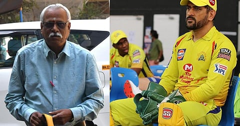 காசி விஸ்வநாதன் மற்றும் தோனி | கோப்புப்படம்