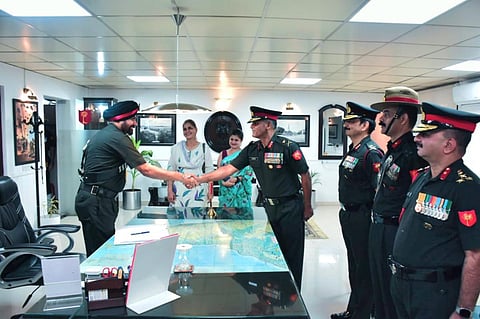 தென்பிராந்திய ராணுவ அதிகாரி பொறுப்பேற்பு