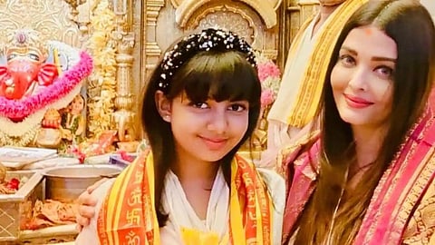 ஐஸ்வர்யா ராயுடன் ஆராத்யா | கோப்புப் படம்.