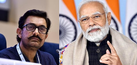 ஆமிர் கான், பிரதமர் நரேந்திர மோடி