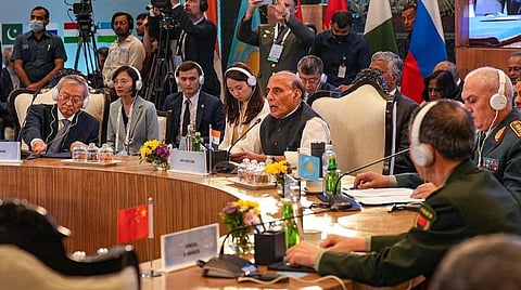 பாதுகாப்புத் துறை அமைச்சர் ராஜ்நாத் சிங் தலைமையில் நடைபெற்ற எஸ்சிஓ பாதுகாப்பு மாநாடு