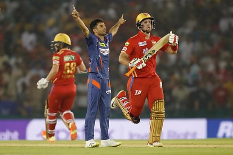 பஞ்சாப் மற்றும் லக்னோ அணி இடையிலான போட்டி