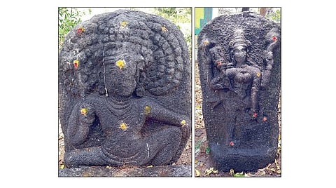 பிரம்ம சாஸ்தா, மகிஷாசூரமர்த்தினி சிலைகள்