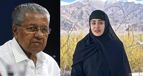 பினராயி விஜயன், தி கேரளா ஸ்டோரி போஸ்டர்