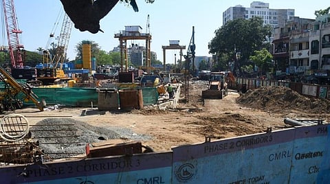 மாதவரம் - தரமணி தடத்தில் சுரங்க நிலையங்கள்: பணிகளை மேற்கொள்ள 3 ஒப்பந்த நிறுவனங்கள் தேர்வு