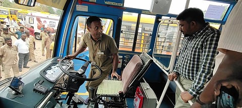 விருதுநகரில் பள்ளி வாகன தரம், பாதுகாப்பு அம்ச ஆய்வில் 80 வாகனங்கள் நிராகரிப்பு