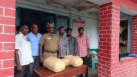 கும்பகோணம் | ரயில் நிலையத்தில் ரூ.2.5 லட்சம் மதிப்பிலான 10 கிலோ கஞ்சா பறிமுதல்