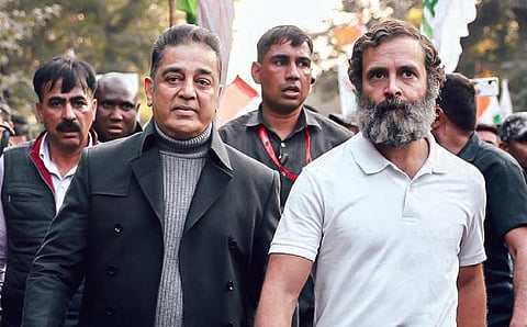 “அன்பால் உலகின் சக்தியை அசைக்க முடியும் என்பதை நிரூபித்துக் காட்டியுள்ளீர்கள்” - ராகுலுக்கு கமல்ஹாசன் வாழ்த்து