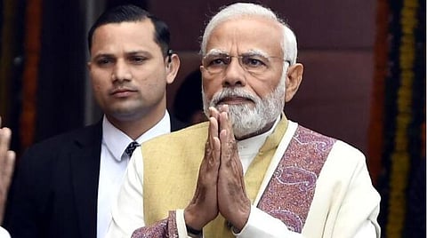 கர்நாடக தேர்தலில் வெற்றி பெற்ற காங்கிரஸ் கட்சிக்கு பிரதமர் மோடி வாழ்த்து - பாஜக நிர்வாகிகளுக்கு பாராட்டு