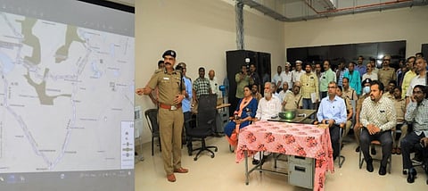 அமைச்சர் சேகர் பாபு ஆய்வு