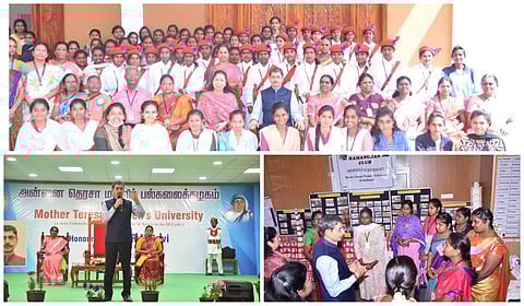 கொடைக்கானல் அன்னை தெரசா பல்கலைக்கழகத்தில் மாணவிகளுடன் நடைபெற்ற கலந்துரையாடல் நிகழ்வில் ஆளுநர் ஆர்.என்.ரவி