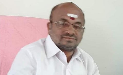 கைதான ஊராட்சித் தலைவர் நாச்சியப்பன்.