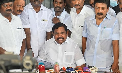 எதிர்க்கட்சித் தலைவர் எடப்பாடி பழனிசாமி